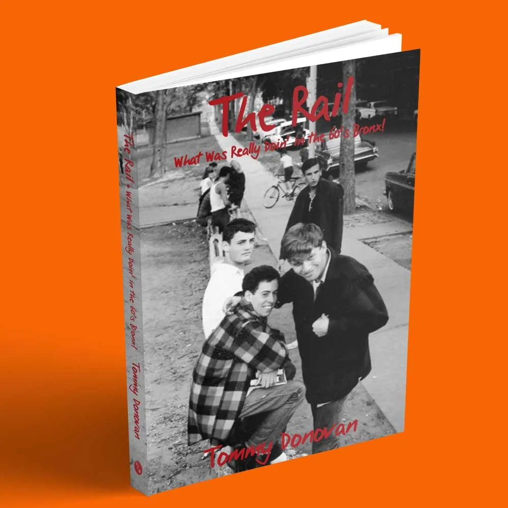 Book cover design – The Rail by Tommy Donovan — TAMIGO