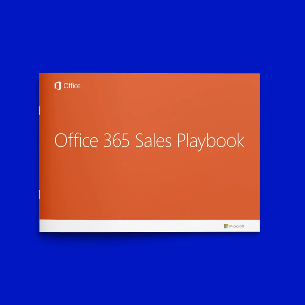 Interactive book design – Office 365 Sales Playbook — TAMIGO