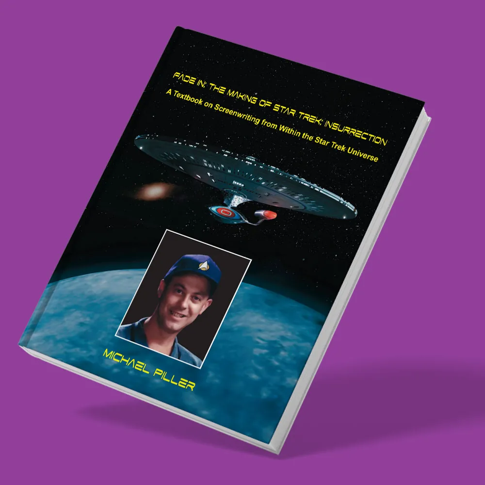 Book design – Fade In The Making of Star Trek Insurrection by Michael Pillar — TAMIGO