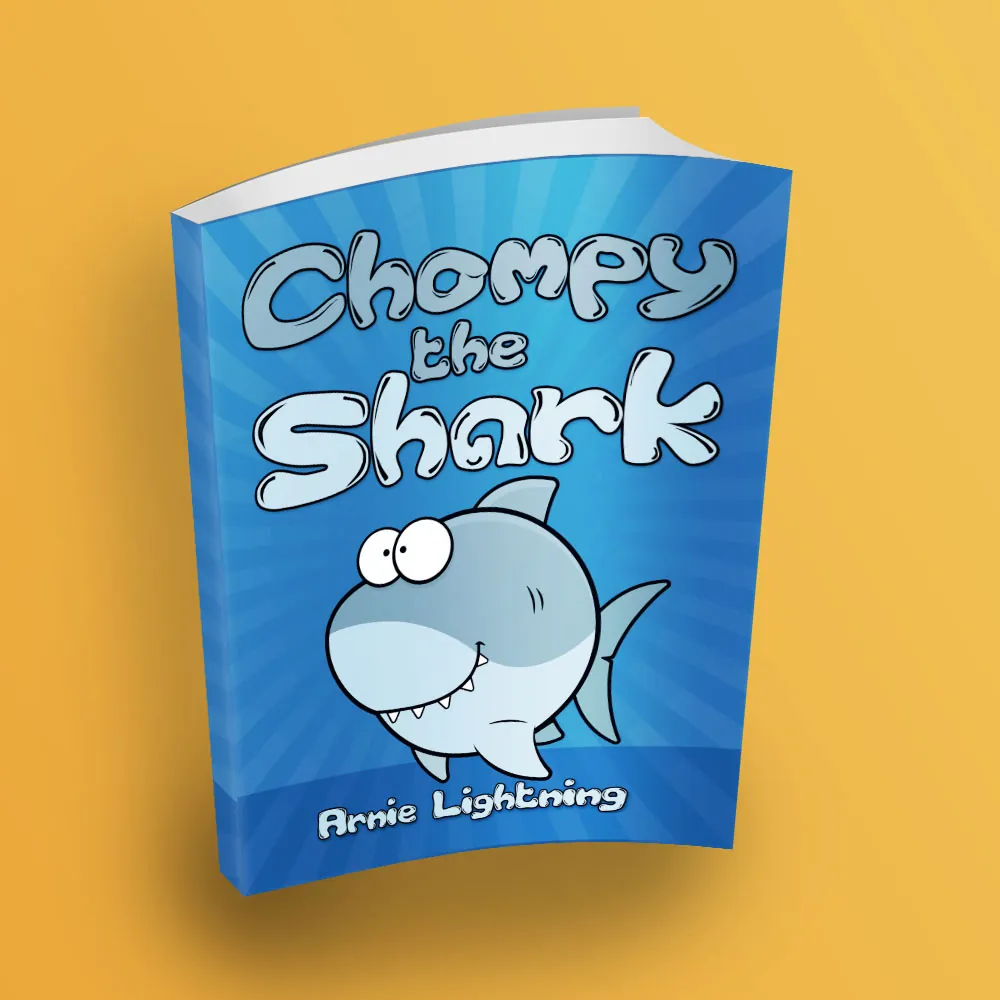 Children's book design – Chompy the Shark by Arnie Lightning — TAMIGO